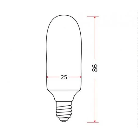 Zarowki-tradycyjne - żarówka tradycyjna e14 do okapu kuchennego 40w 230v t25 rum-lux 