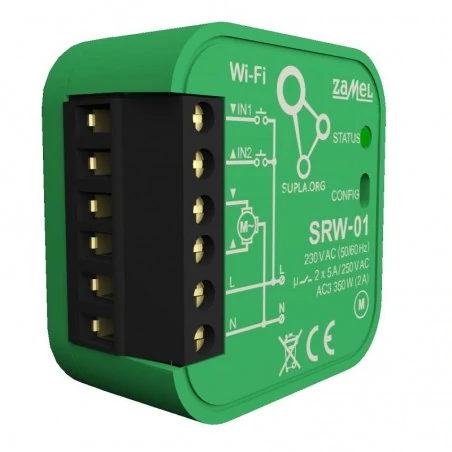 Sterownik-rolet - sterownik rolet wi-fi srw-01 supla zamel 