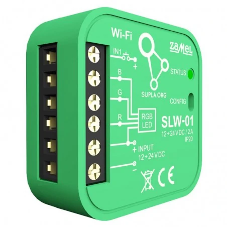 Sterowniki-i-odbiorniki - sterownik led rgb wi-fi slw-01 supla zamel 