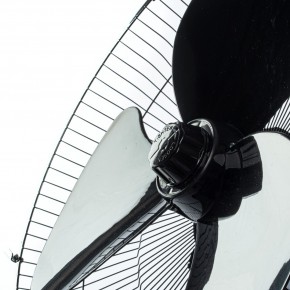 Wentylatory-podlogowe - czarny wentylator stojący 45w 16'' wysokość 128cm ekw470 eko-light 