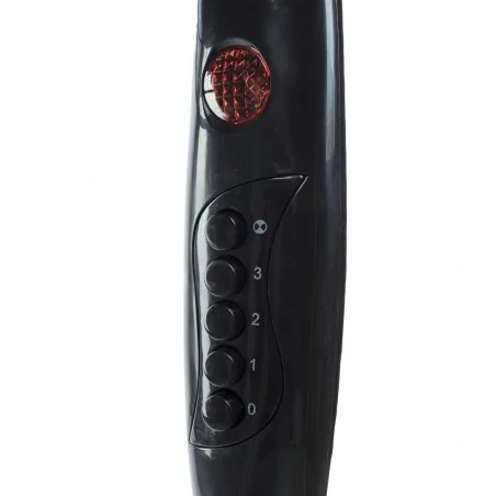 Wentylatory-podlogowe - czarny wentylator stojący 45w 16'' wysokość 128cm ekw470 eko-light 