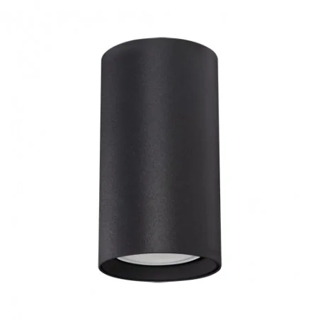 Oprawy-sufitowe - oprawa halogenowa tuba sufitowa w kolorze czarnym gu10 35w daria dwl 03945 ideus 