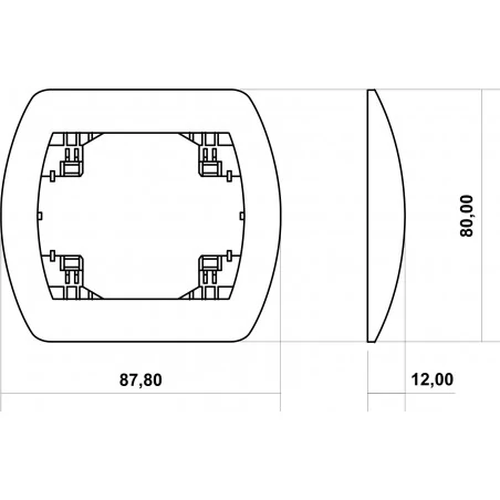 Ramki-instalacyjne - ramka pojedyncza brązowy metalik trend 9rh-1 karlik 