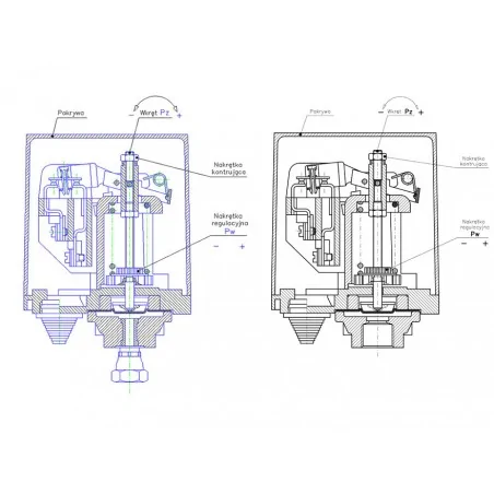 Wlaczniki-cisnieniowe - wyłącznik ciśnieniowy zakres ciśnień 2-8 barów lca-2 