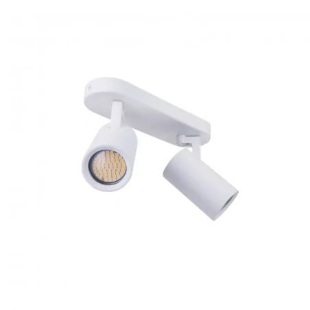 Kinkiety-do-salonu - listwa ruchoma biała podwójna gu10 2x35w grey vo2102 volteno 