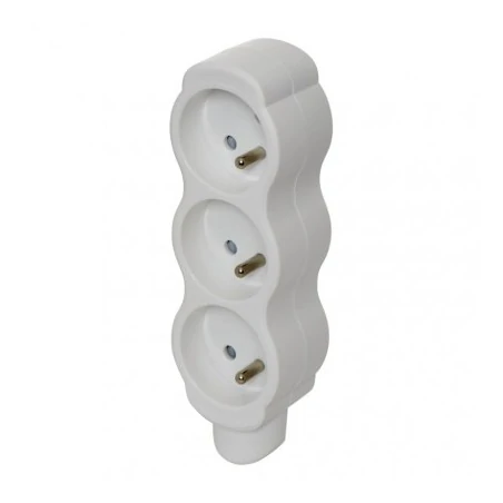 Rozgalezniki - gniazdo wtykowe przenośne potrójne z uziemieniem p0300n emos 