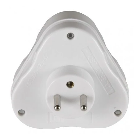 Rozgalezniki - rozgałęźnik z trzema gniazdami z uziemieniem biały p0026 emos 