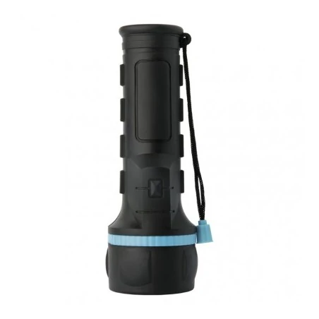 Latarki-led - gumowa latarka led czarno-niebieska ip43 20lm p3862 emos 