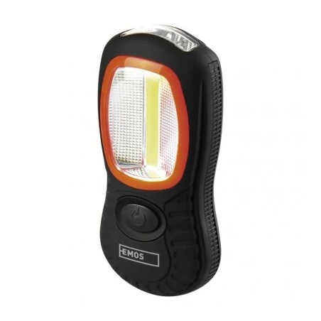 Latarki-warsztatowe - lampka warsztatowa cob led na baterie 3xaaa 150lm p3883 emos 