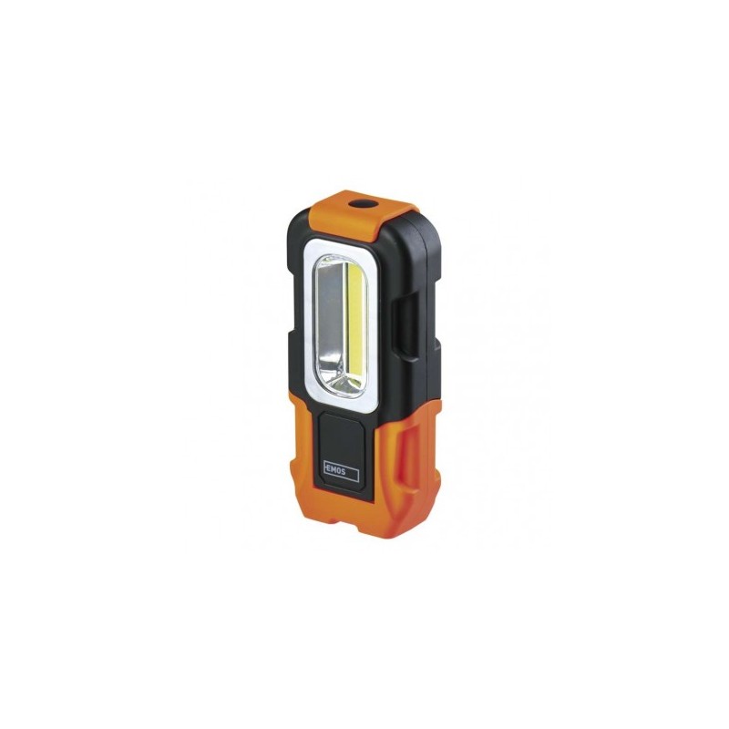 Latarki-warsztatowe - latarka akumulatorowa led czarno-pomarańczowa na baterie 3xaaa p3888 emos firmy EMOS 
