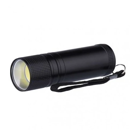 Latarki-led - praktyczna metalowa latarka led 3w na baterie 3xaaa p3894 emos 