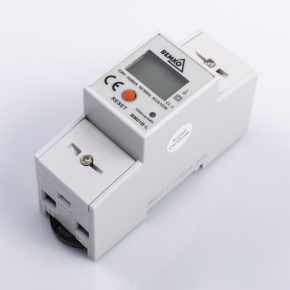 Liczniki-jednofazowe - jednofazowy licznik energii elektroniczny na szynę bm01b-l 10 (80a) bemko 