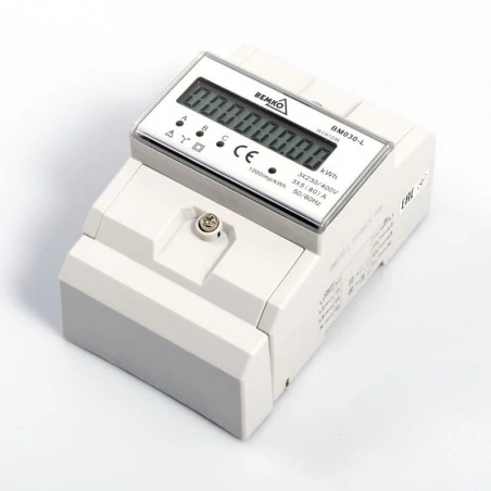 Liczniki-energii-elektrycznej - licznik energii trójfazowy wskaźnik elektroniczny  5(80) a bemko bm030-l 