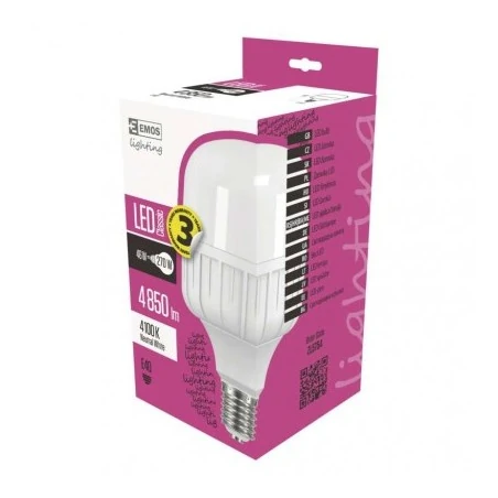 Gwinttrzonek-e40 - wydajna żarówka led z gwintem e40 t140 45w 4850lm zl5754  emos 
