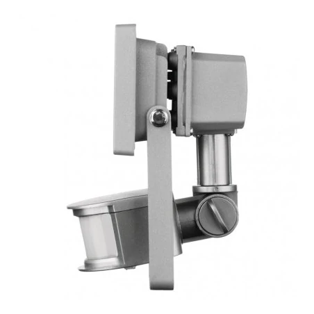 Naswietlacze-led-10w - szary naświetlacz led o mocy 10w z czujnikiem ruchu 4000k ip44 profi zs2710 emos 