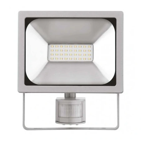 Naswietlacze-led-20w - szary naświetlacz led 20w z czujnikiem ruchu ip44 4000k profi zs2720 emos 