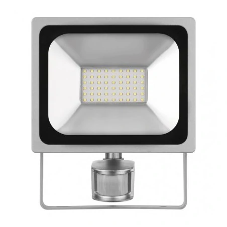 Naswietlacze-led-30w - naświetlacz led szary o mocy 30w z czujnikiem ruchu 4000k ip44 profi zs2730 emos 