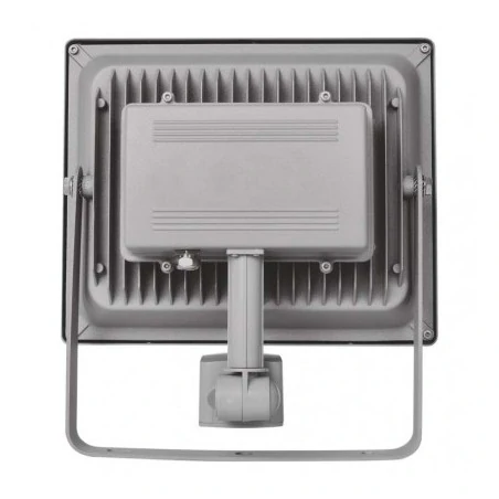 Naswietlacze-led-50w-i-wiecej - naświetlacz led w kolorze szarym 50w z czujnikiem ruchu 4000k profi zs2740 emos 