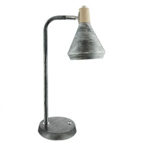  Czarna lampka na biurko w surowym stylu RUBIK 47 E14 03573 IDEUS 