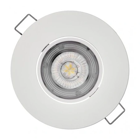 Oprawy-sufitowe-ruchome - białe oczko sufitowe wpuszczane led exclusive 5w ciepła biel 3000k  3lata gw. emos zd3121  Oprawy-sufitowe-ruchome - białe oczko sufitowe wpuszczane led exclusive 5w ciepła biel 3000k  3lata gw. emos zd3121