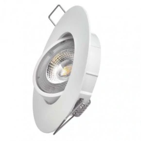 Oprawy-sufitowe-ruchome - białe oczko sufitowe ruchome led 5w-50w exclusive 4000k 450lm emos zd3122 