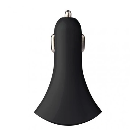 Kable-usb - czarny zasilacz samochodowy usb smart 2,1a (10,5w) v0212 emos 