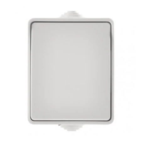 Wylaczniki-schodowe - biały włącznik schodowy natynkowy ip54 a1398.3 emos 