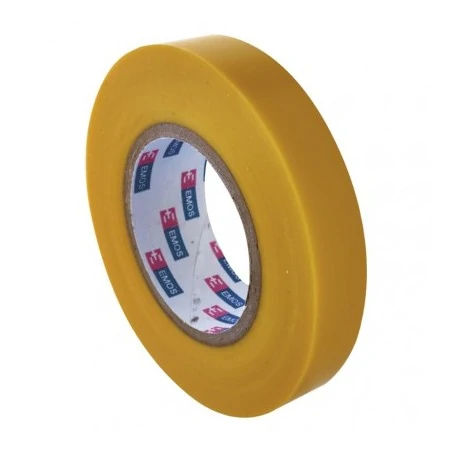 Tasmy-izolacyjne - taśma izolacyjna pvc 15mm/10m żółta komplet 10 sztuk emos f61516 