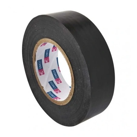Tasmy-izolacyjne - taśma izolacyjna czarna pvc 19mm/10m zestaw 10sztuk emos f61912 