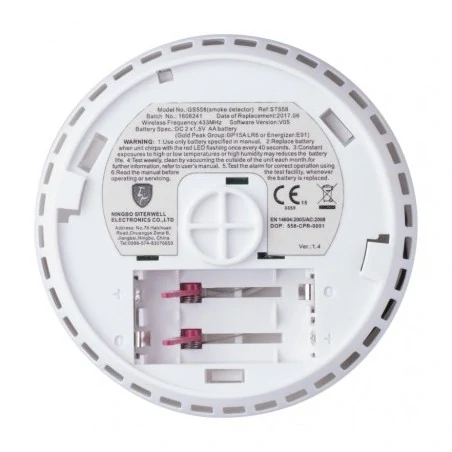 Czujniki-dymu - czujnik dymu na baterie z sygnalizacją optyczną i akustyczną p56500 emos 