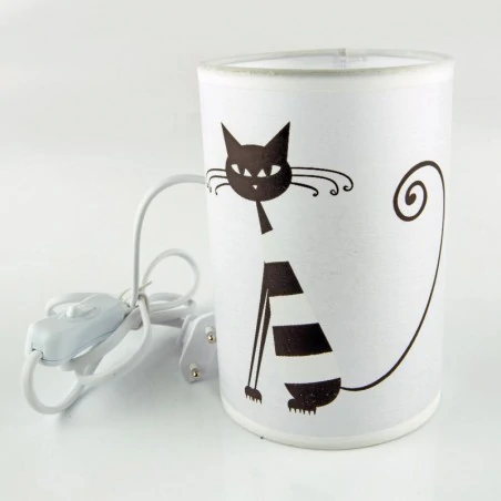 Lampki-biurkowe - lampka stołowa biała 25w e14 zyta e14 cat 03542 ideus 