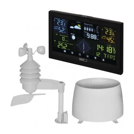 Termometry-i-stacje-pogodowe - stacja meteorologiczna bezprzewodowa z wyświetlaczem 3xaaa e6016 emos 
