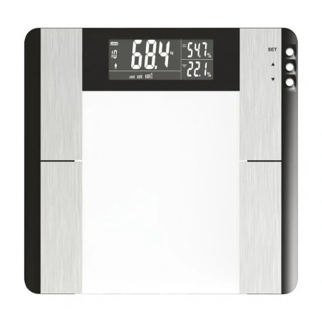 Wagi-kuchenne-i-lazienkowe - waga łazienkowa srebrna 150kg na baterie bmi ev104 emos 