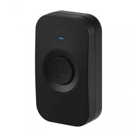 Dzwonki-do-drzwi-bezprzewodowe - przycisk do dzwonka czarny p5728 emos p5728t 