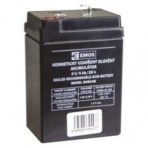 Akumulatory - akumulator agm 4v 4ah do p2306, p2307 b9664 emos 