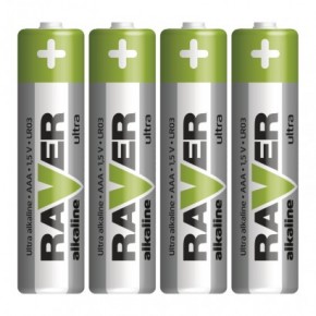 Baterie - bateria alkaliczna 4szt. raver ultra alkaline aaa (lr03) blister b7911 emos 