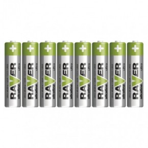 Baterie - bateria alkaliczna raver ultra alkaline aaa (lr03) folia 8 b79118 emos 