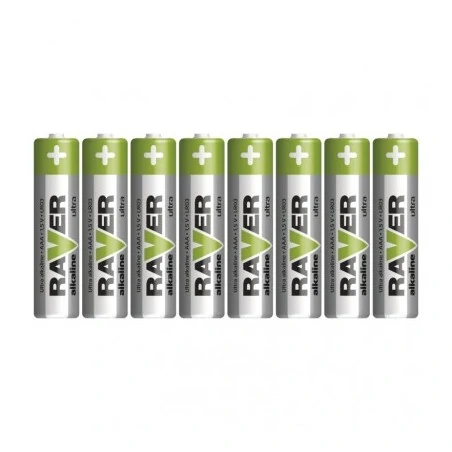 Baterie - bateria alkaliczna raver ultra alkaline aaa (lr03) folia 8 b79118 emos 