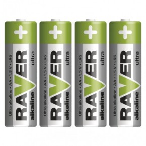 Baterie - bateria alkaliczna 4szt. raver ultra alkaline aa (lr6) blister b7921 emos 