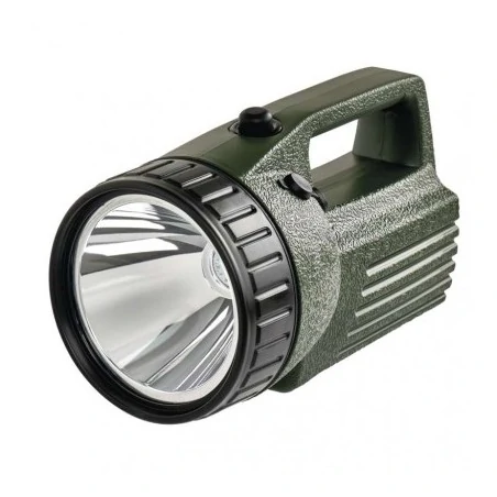 Latarki-led - solidna latarka ładowalna szperacz pojemny akumulator led 10w 4000mah emos p2307 