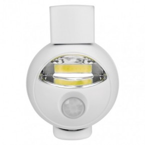 Lampki-nocne - p3311 lampka nocna 3w na baterie 3× aa, 90lm z czujnikiem ruchu i zmierzchu emos 