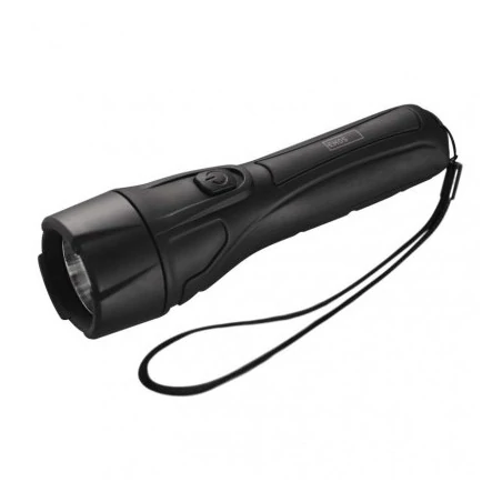 Latarki-led - plastikowa latarka led czarna 2xaa 1w p3210 emos 