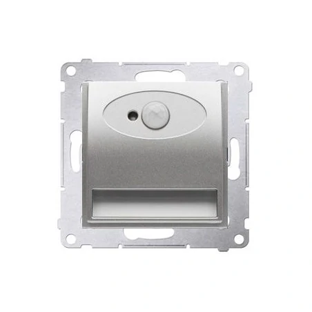 Oswietlenie-schodowe - oprawa oświetleniowa led z czujnikiem ruchu 14v srebrny mat metalizowany dosc14.01/43 seria simon 54 kontakt-simon 