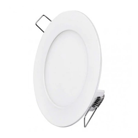 Panele-led - panel led wpuszczany okrągły 6w ip20 neutralna biel emos zd1122 