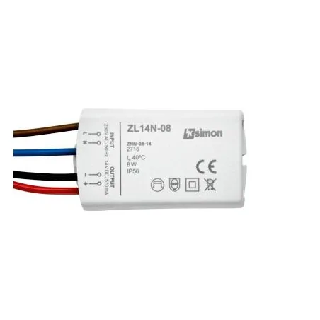 Zasilacze-led - zasilacz led natynkowy 14v dc 15w  zl14n-15 kontakt-simon 