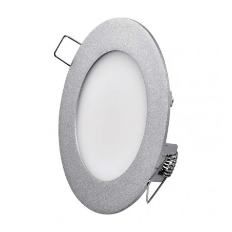 Oprawy-sufitowe - okrągła oprawa oświetleniowa srebrna led 6w ip20 4000k zd1222 emos 