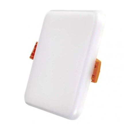 Oprawy-sufitowe - kwadratowa oprawa led podtynkowa biała 8w ip65 4000k vixxo zv2122 emos 