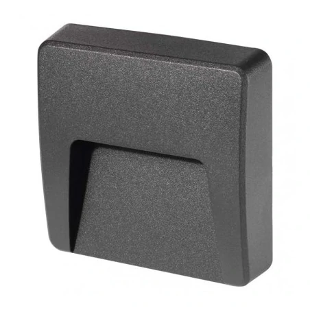 Oprawy-led-zewnetrzne - kwadratowa oprawa orientacyjna led ciemnoszara 3w neutralna 4000k ip65 zc0114 emos 