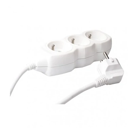 Przedluzacze-elektryczne - przedłużacz elektryczny potrójny biały 5m 3× 1,5mm emos p0315r 