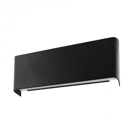 Kinkiety-do-salonu - oprawa ścienna led dekoracyjna czarna typu nowoczesny kinkiet 2x5w 2x405lm 4200k 180° 03554 zelda 